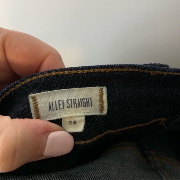 Women’s Madewell dark wash Alley straight leg jeans size 26 - Picture 8 of 8